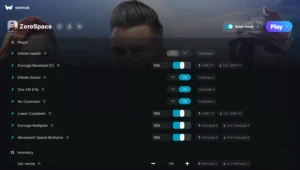 ZeroSpace Trainer screenshot