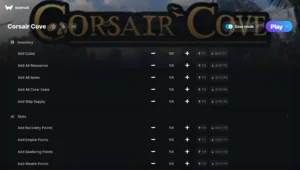 Corsair Cove Trainer screenshot