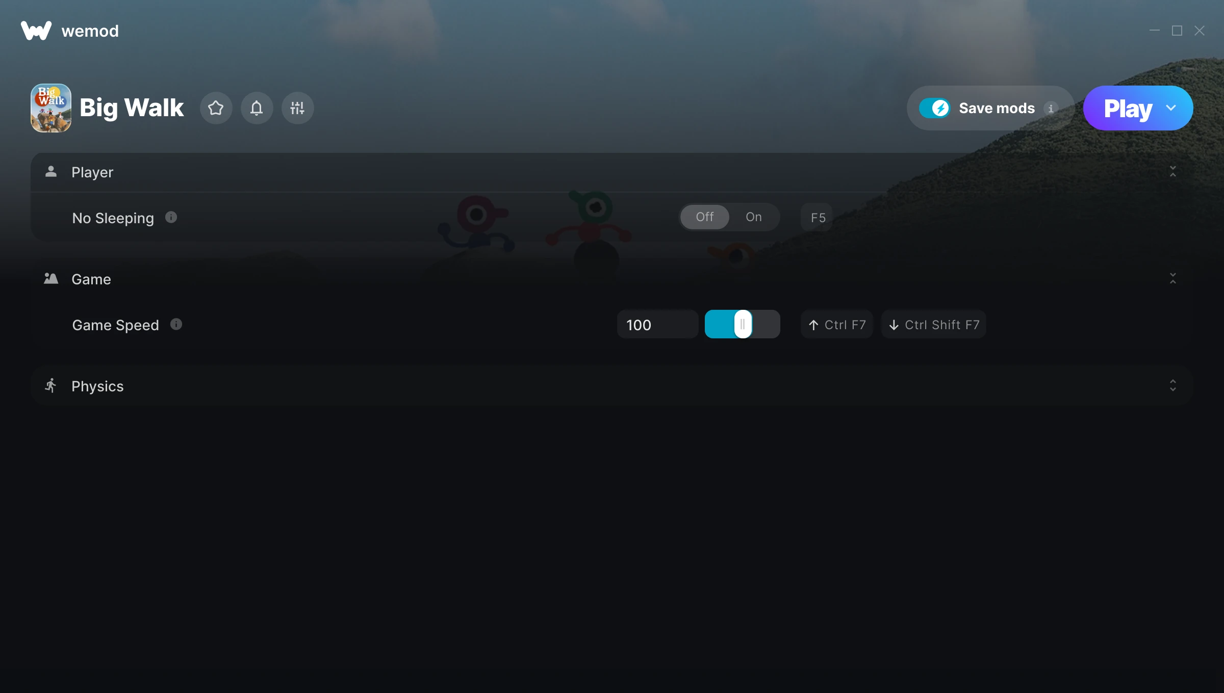 Big Walk Trainer screenshot