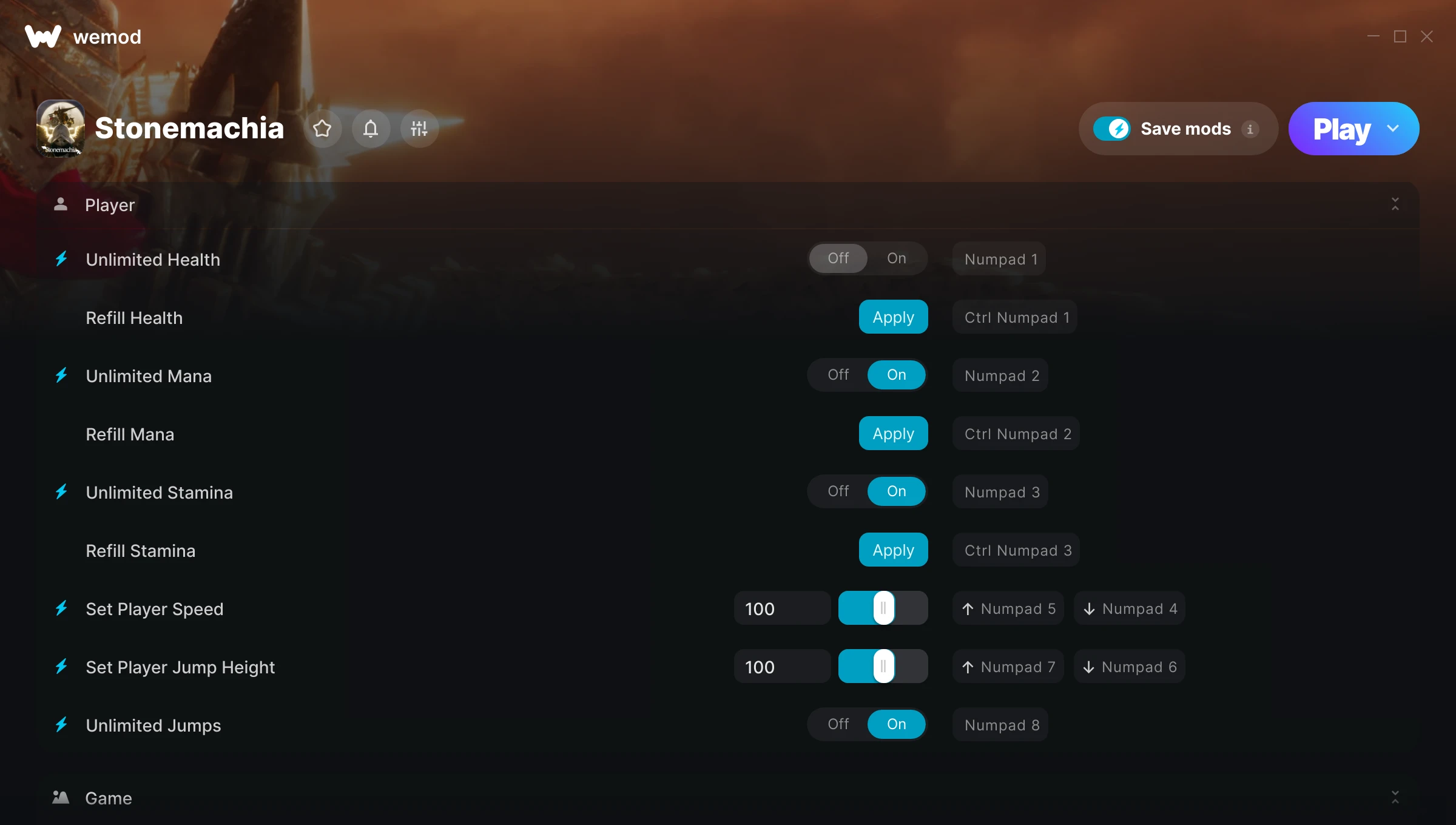 Stonemachia Trainer screenshot