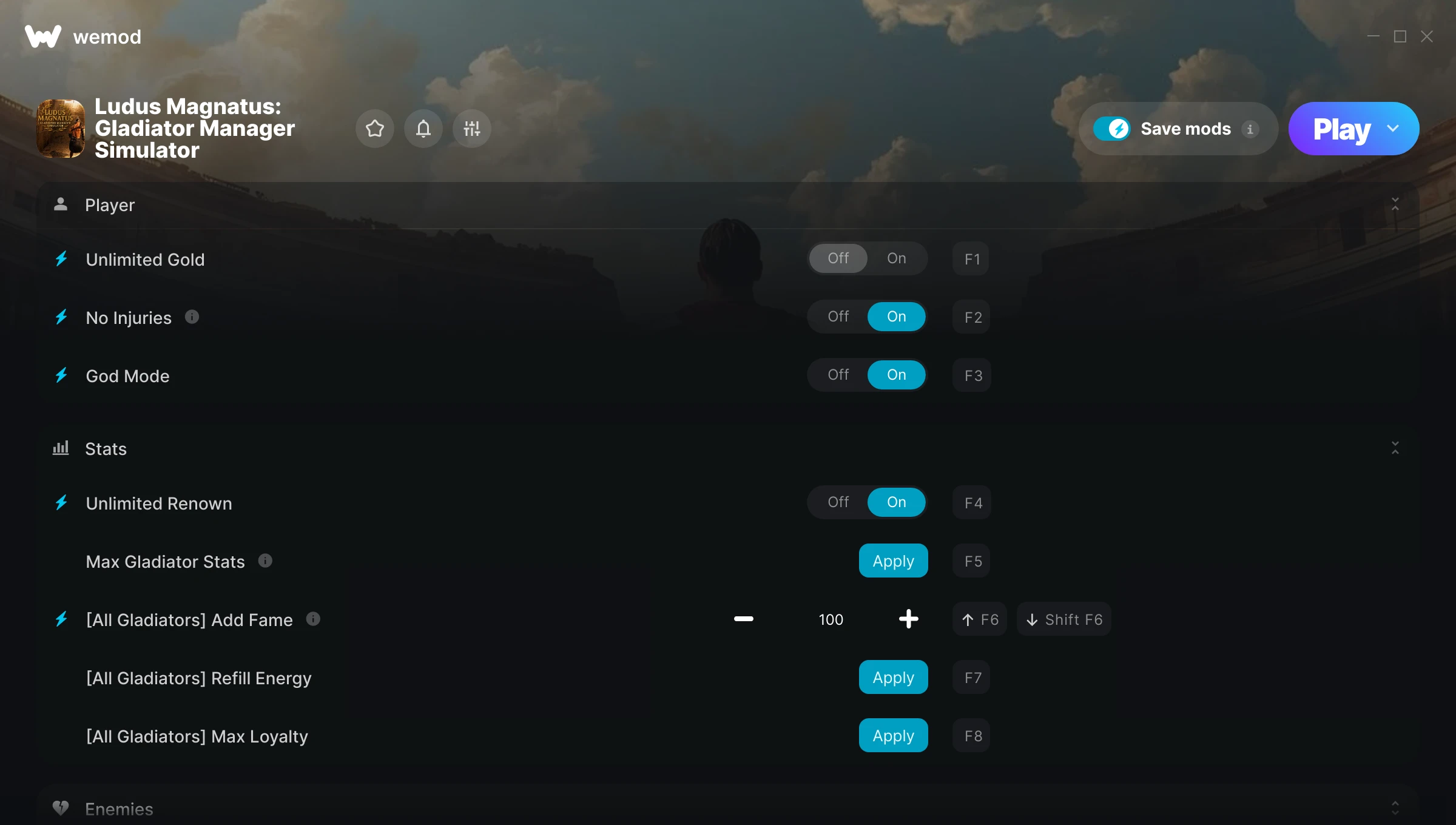 Ludus Magnatus: Gladiator Manager Simulator Trainer screenshot