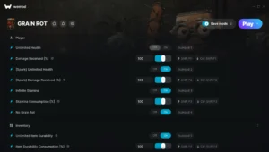 GRAIN ROT Trainer screenshot