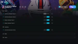 EA SPORTS College Football 27 Trainer screenshot