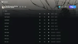 The Life and Suffering of Prince Jerian Trainer screenshot