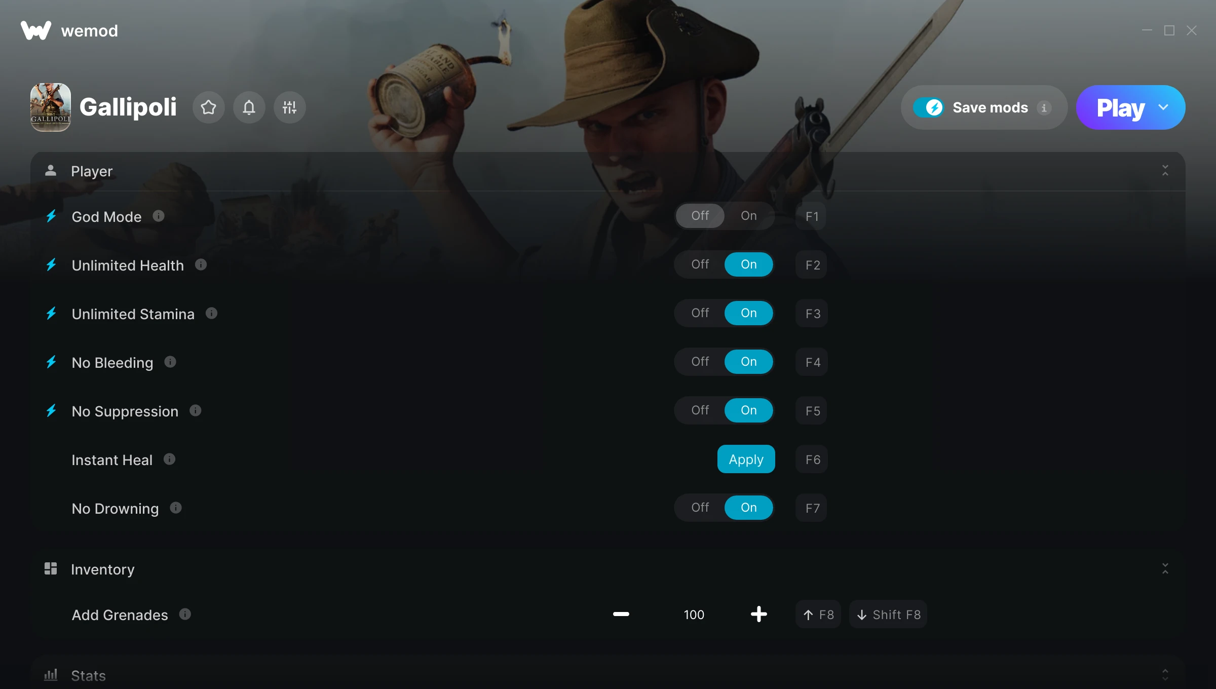 Gallipoli Trainer screenshot
