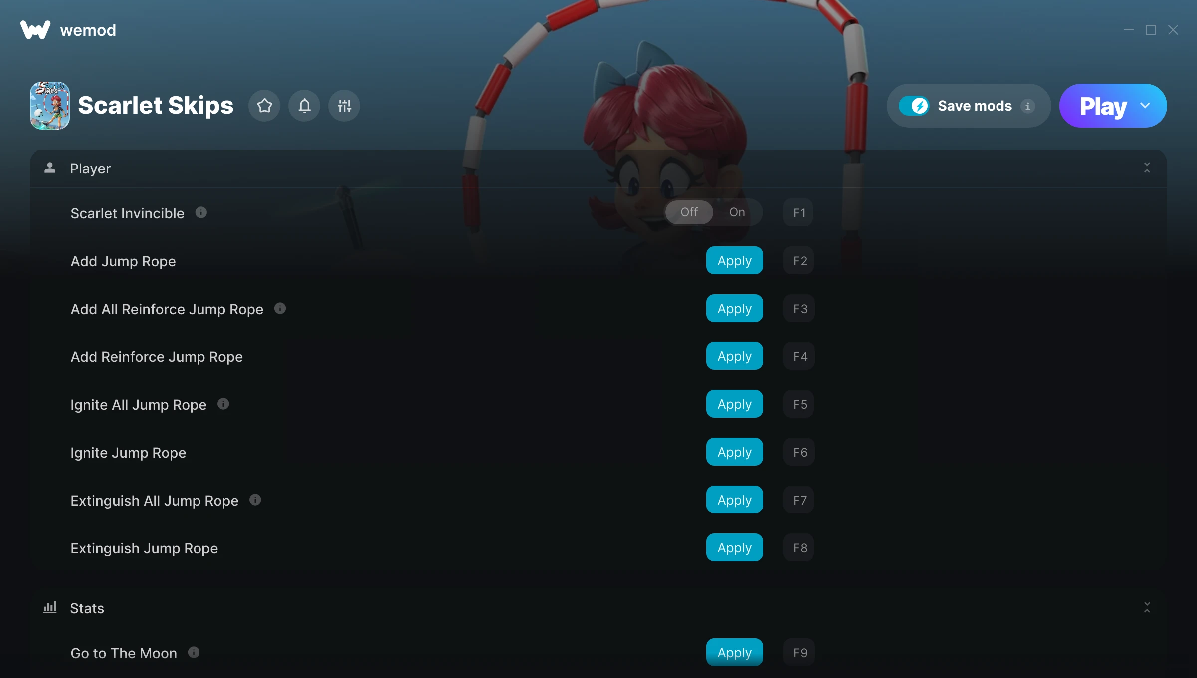 Scarlet Skips Trainer screenshot