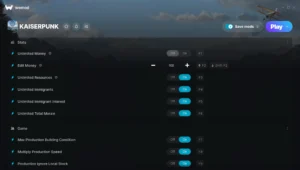 KAISERPUNK Trainer screenshot