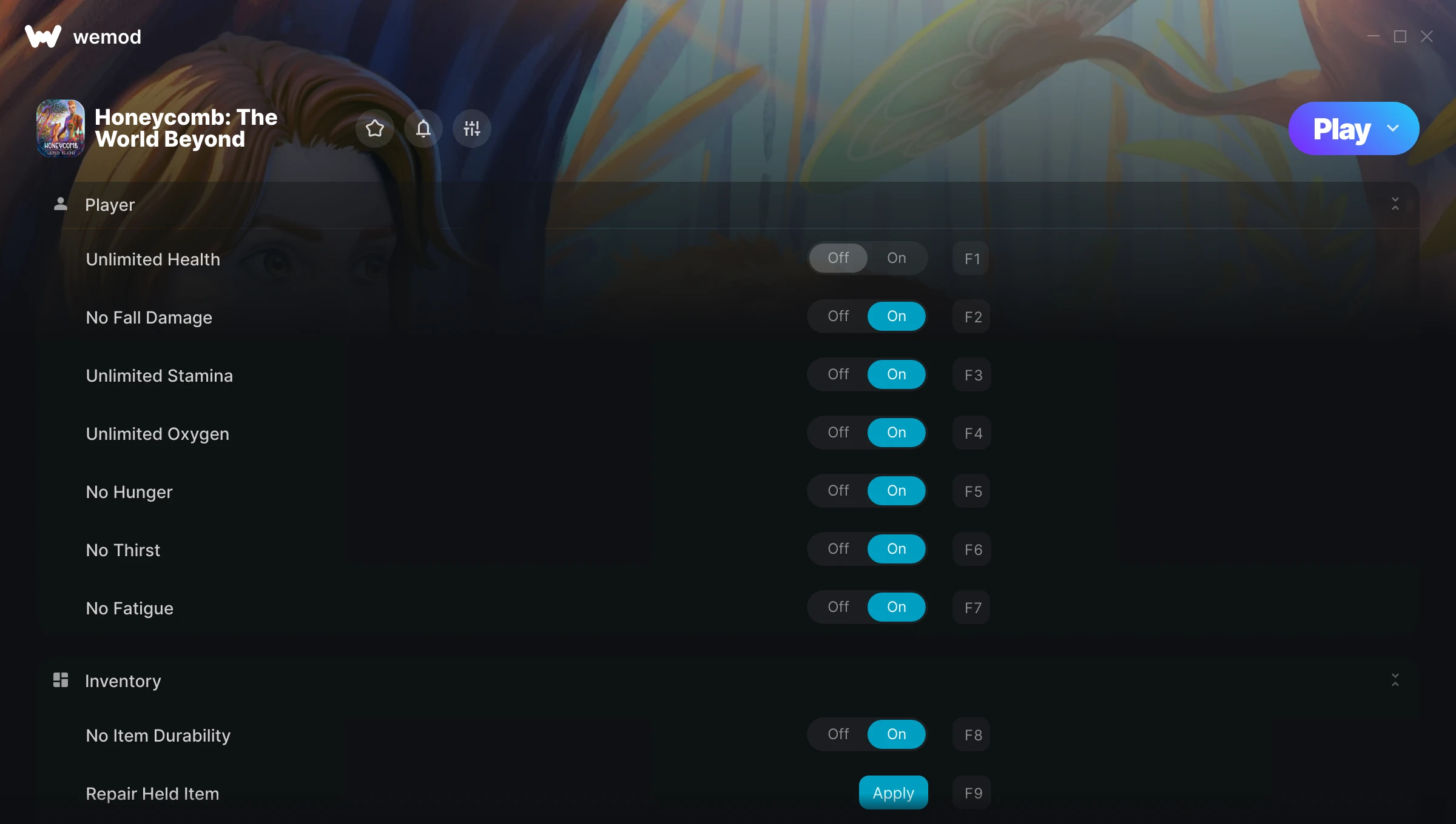 Honeycomb: The World Beyond Trainer screenshot
