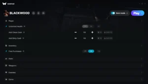 BLACKWOOD Trainer screenshot