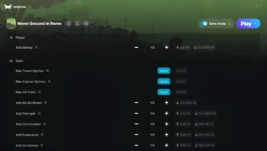 Never Second in Rome Trainer screenshot