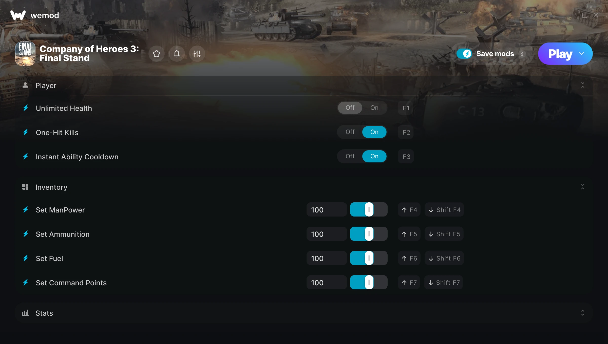 Company of Heroes 3: Final Stand Trainer screenshot
