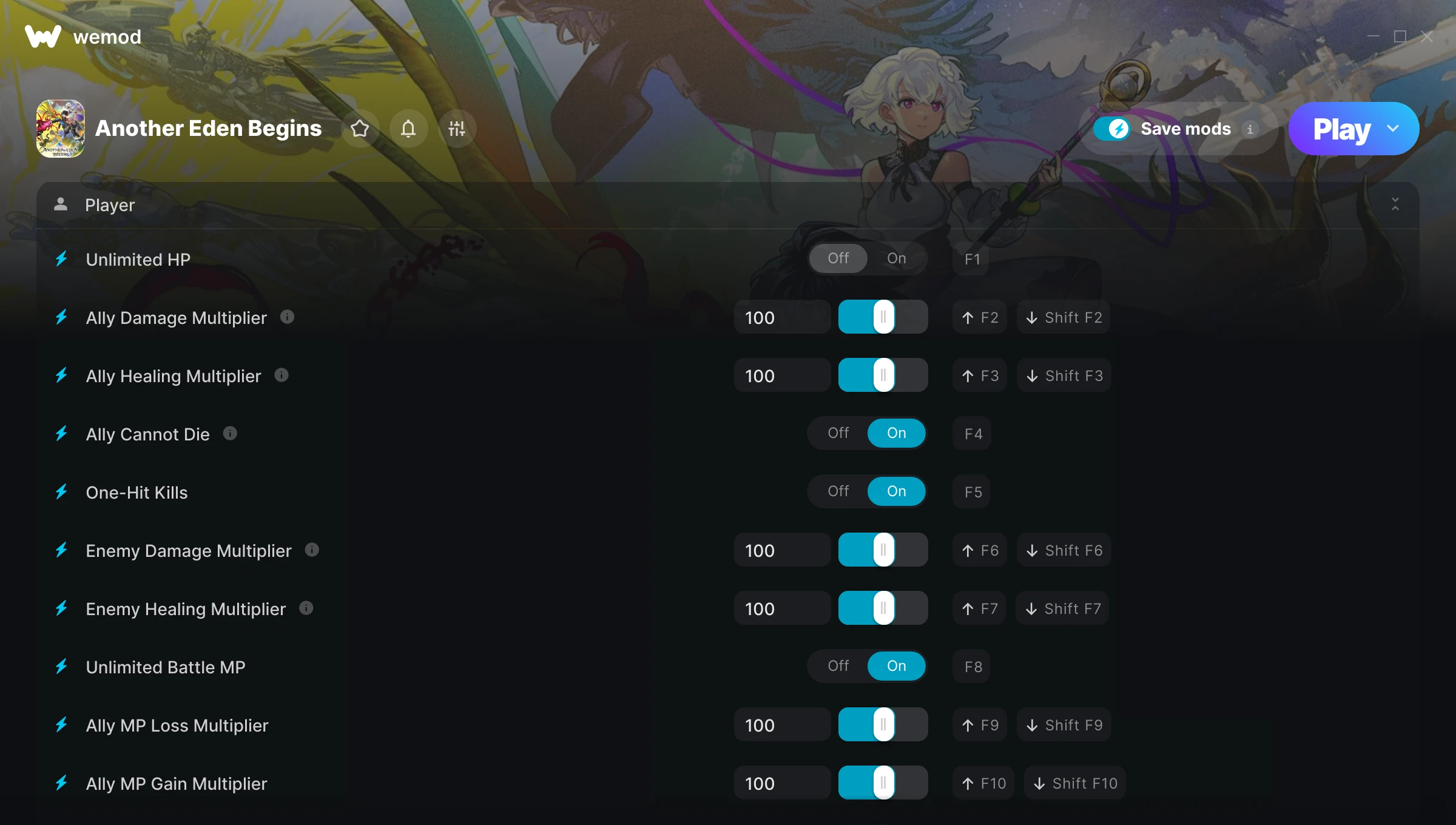 Another Eden Begins Trainer screenshot