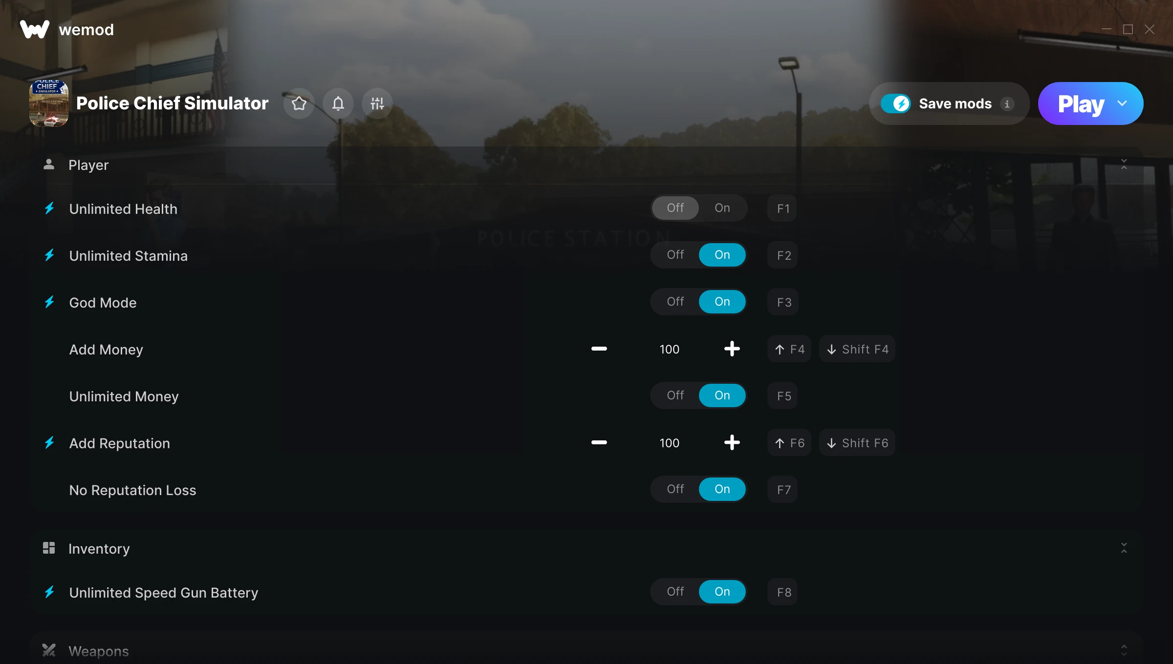 Police Chief Simulator Trainer screenshot