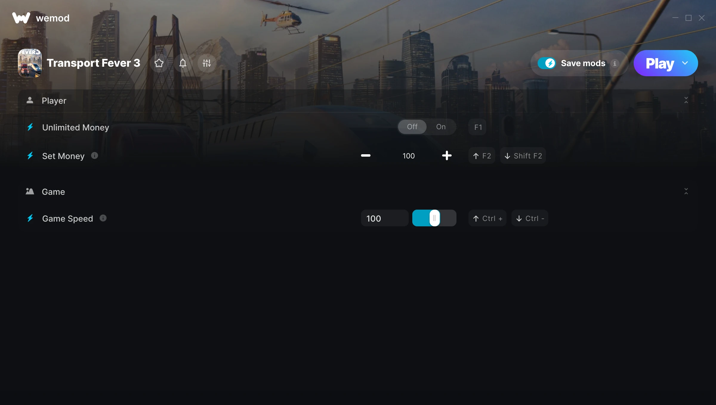 Transport Fever 3 Trainer screenshot