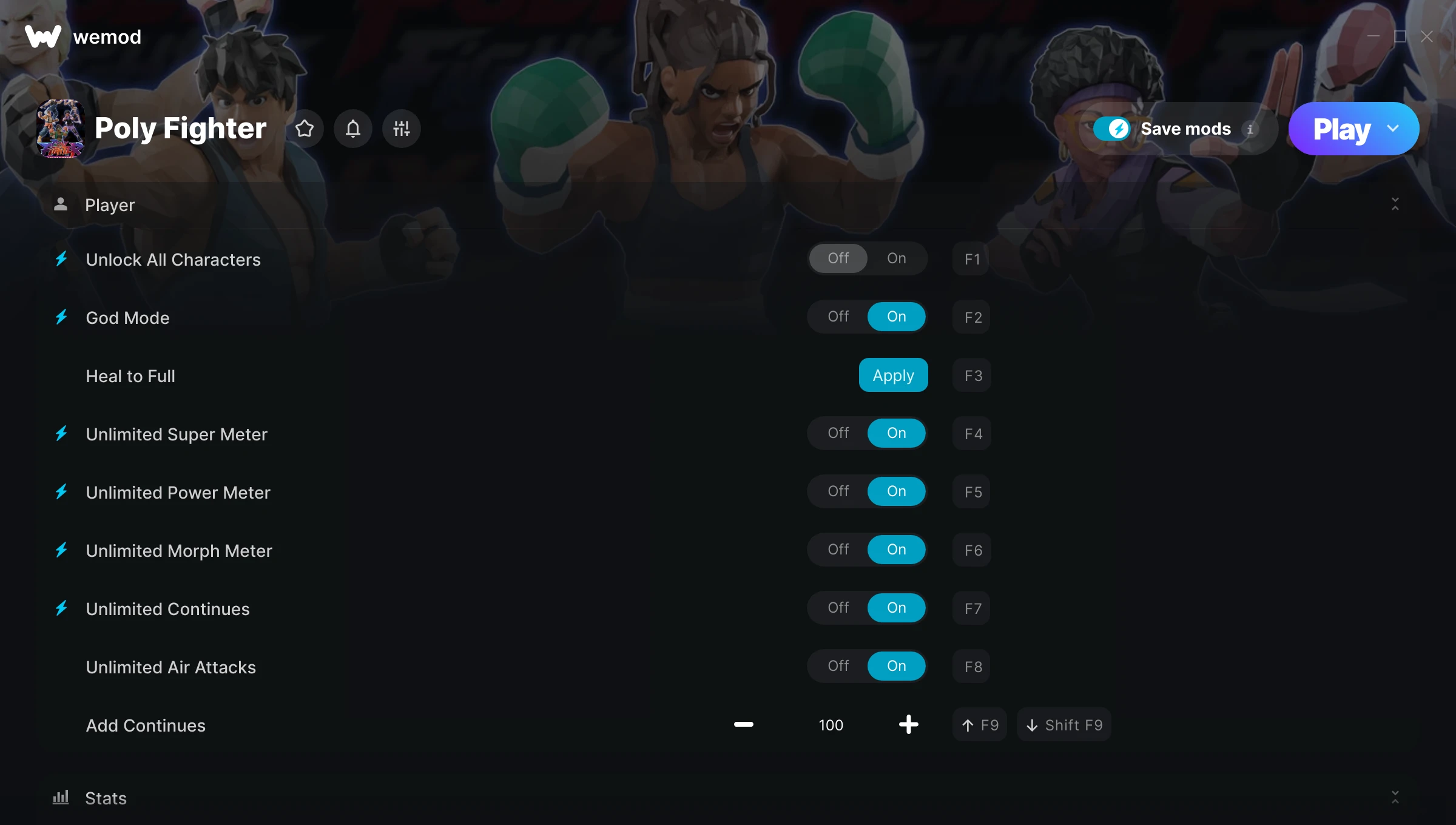 Poly Fighter Trainer screenshot
