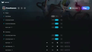Frosthaven Trainer screenshot