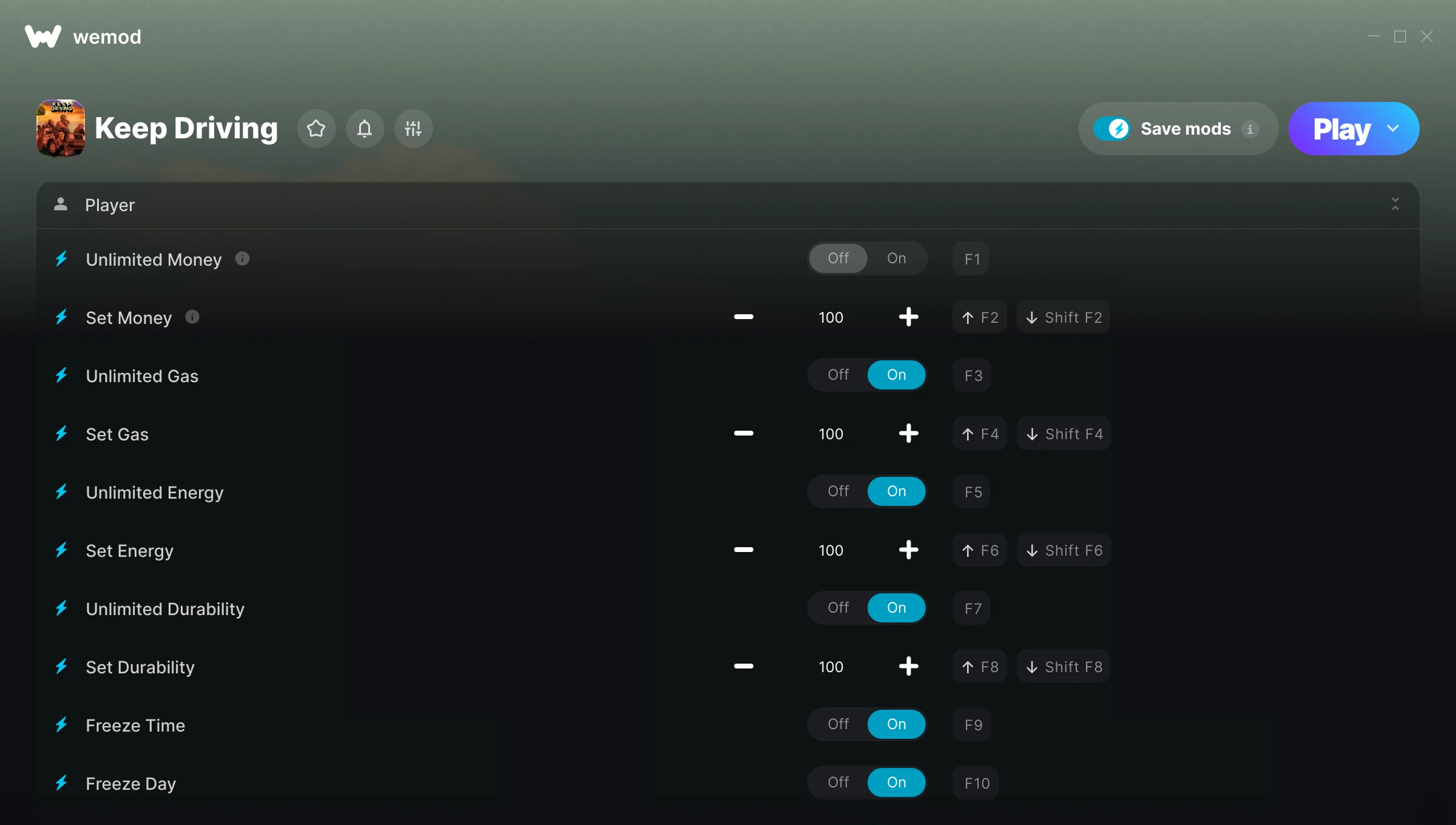 Keep Driving Trainer screenshot