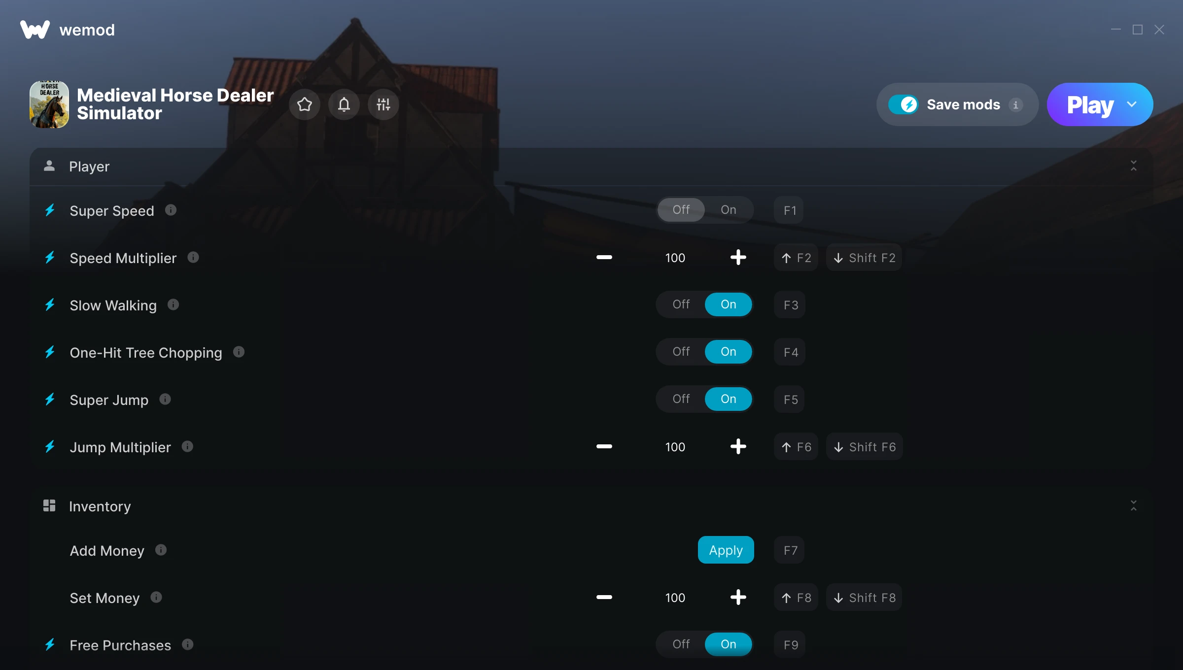 Medieval Horse Dealer Simulator Trainer screenshot