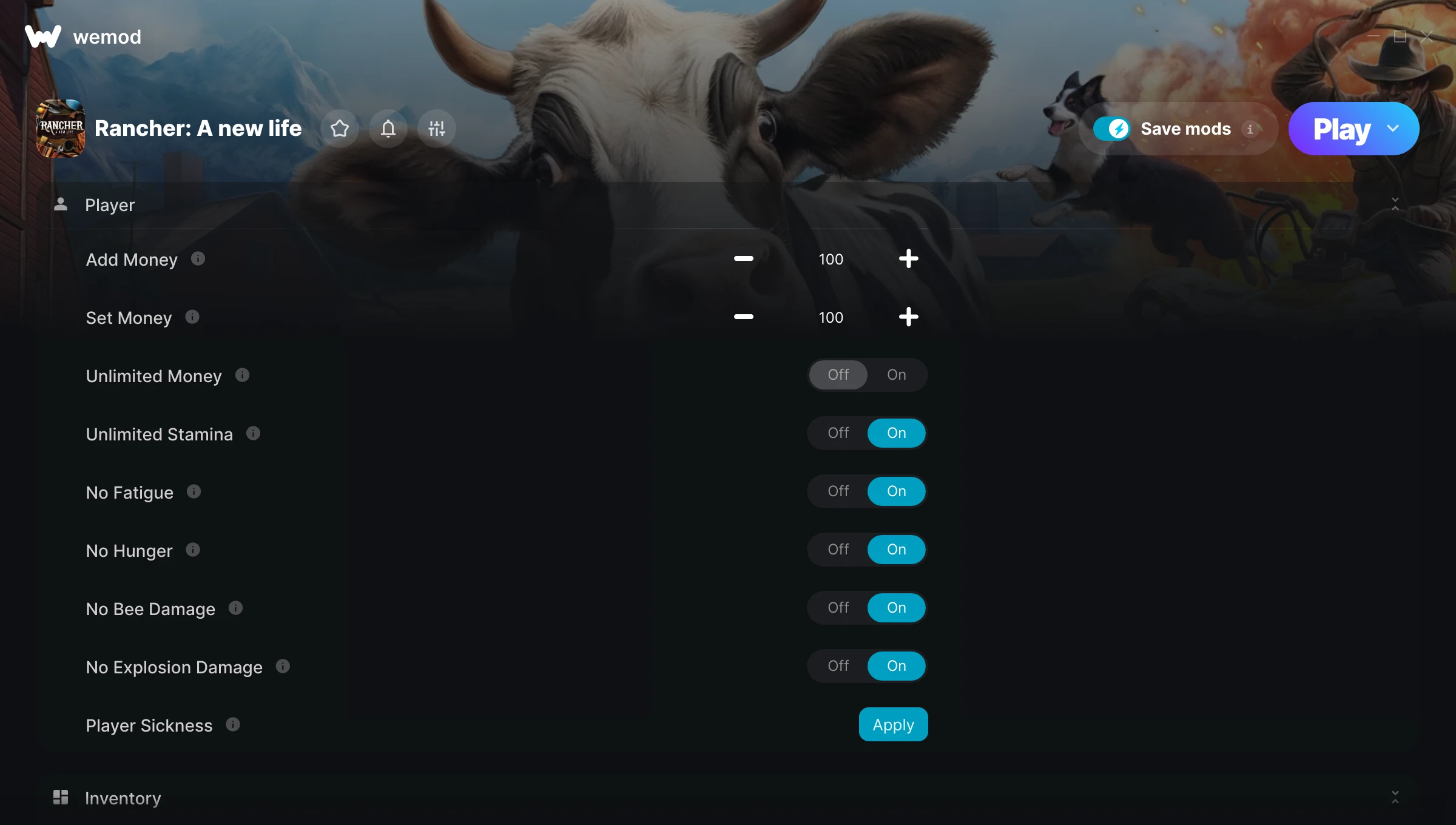 Rancher: A new life Trainer screenshot